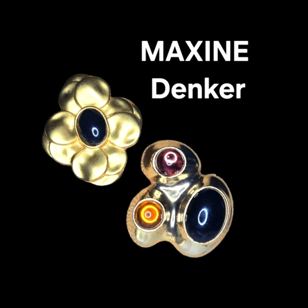 MAXINE DENKER Abstractionist Brooches